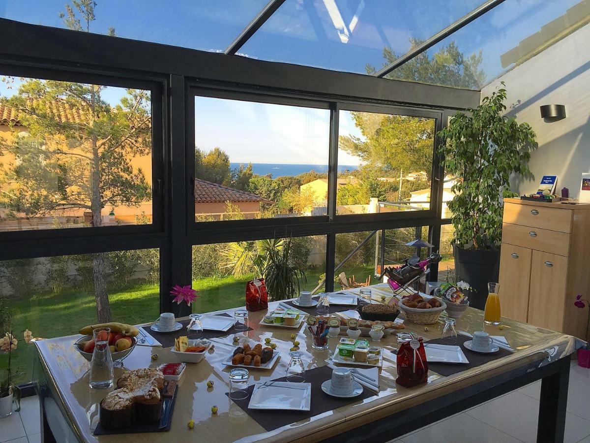 L'Escale Cote Bleue B&B And Spa Sausset-les-Pins Exteriör bild